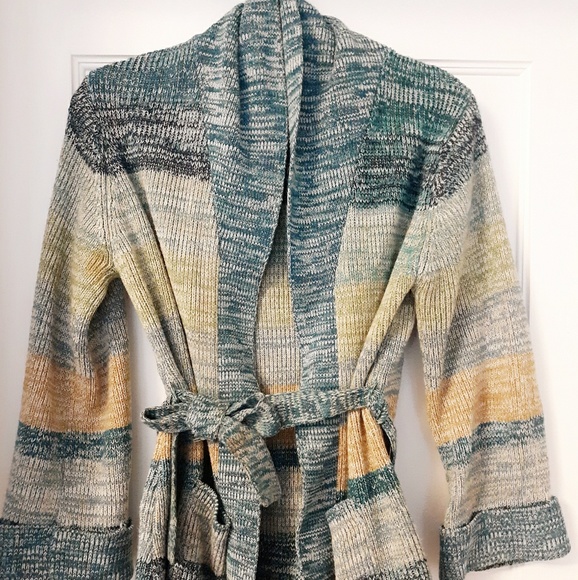 Vintage Sweaters - Vintage 70's Space Dye Bell Sleeve Sweater  S/M